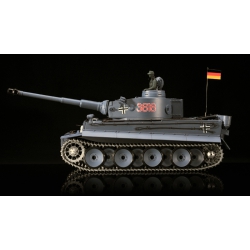 Czołg zdalnie sterowany ASG/IR/dźwięk/dym 1:16 German Tiger 1 RTR 2.4Ghz - Heng Long 3818-1B (PRO)